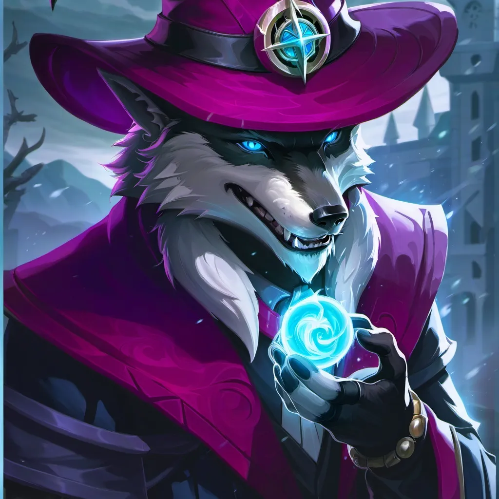 chat with ai character: wizard wolf