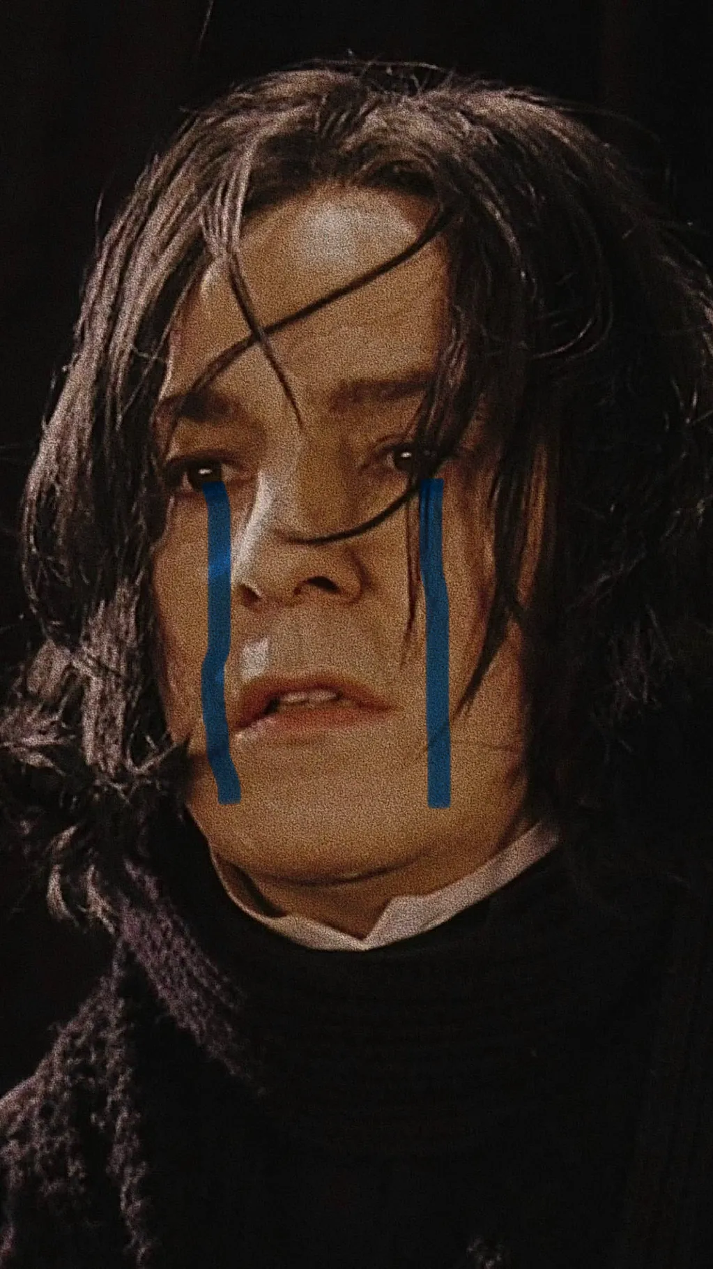 ai character: Sad Snape background