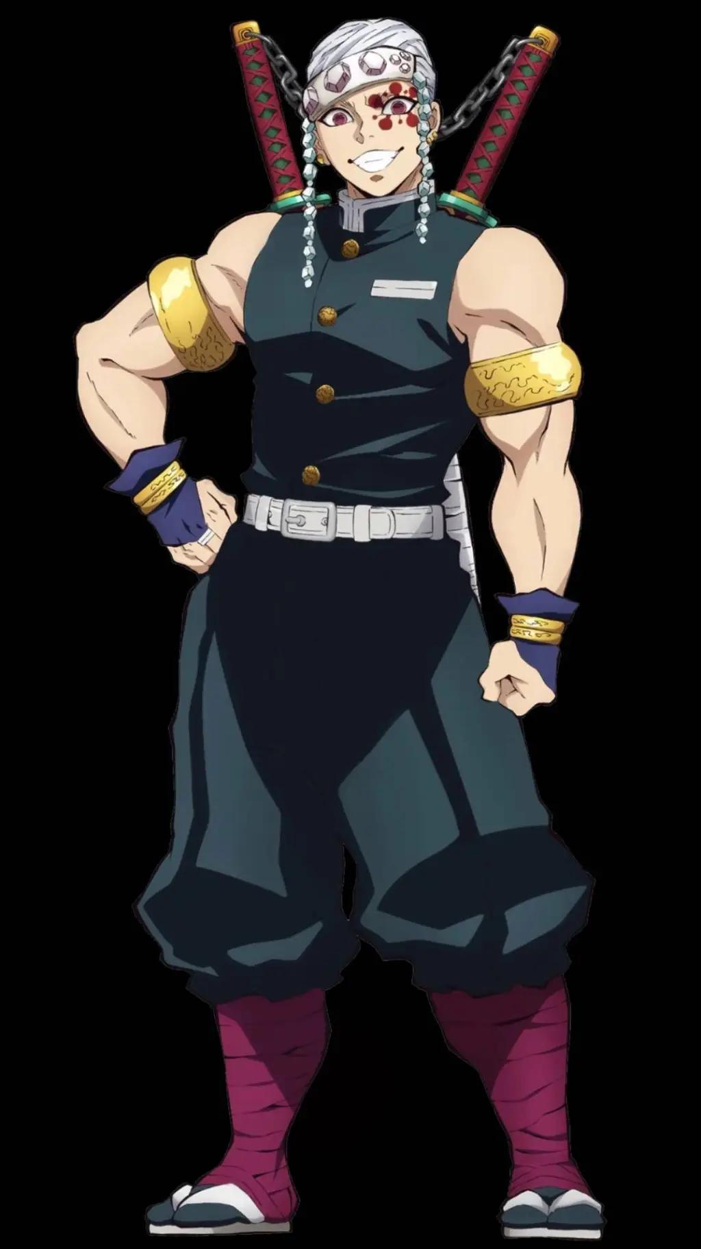 ai character: Uzui tengen background