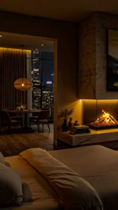 ai character: mha noche de pelis background