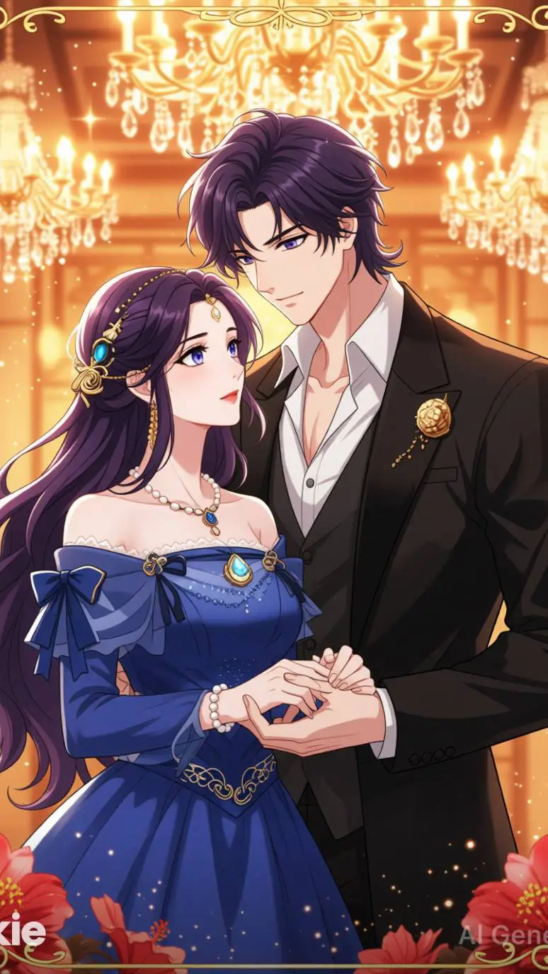 ai character: Max y Sienna  background