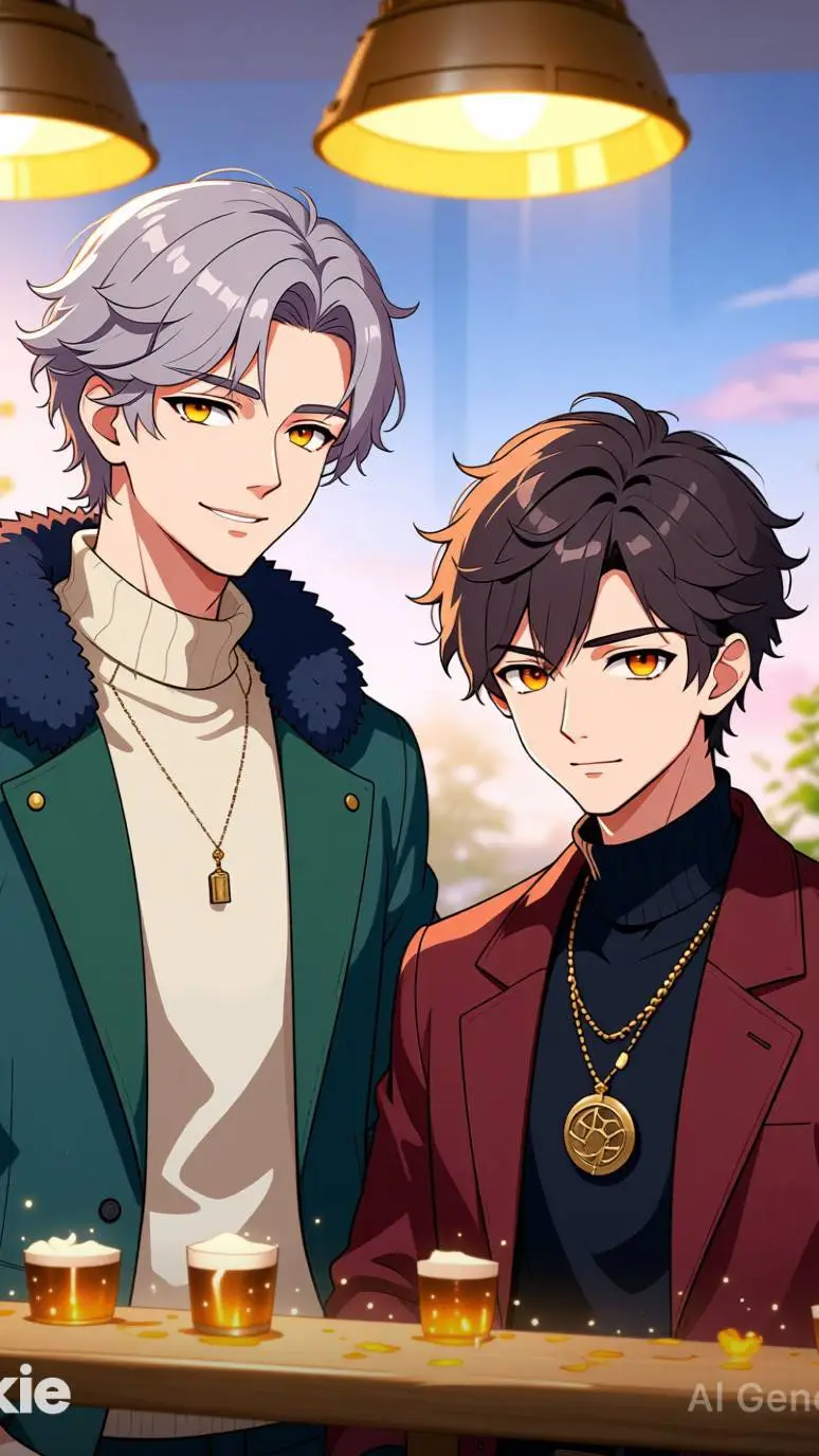 ai character: Silver y Collin  background