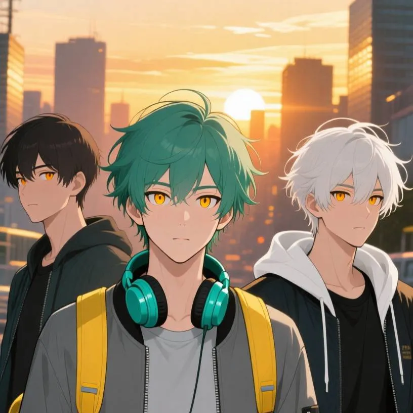 chat with ai character: Ren, Shiro y Jim