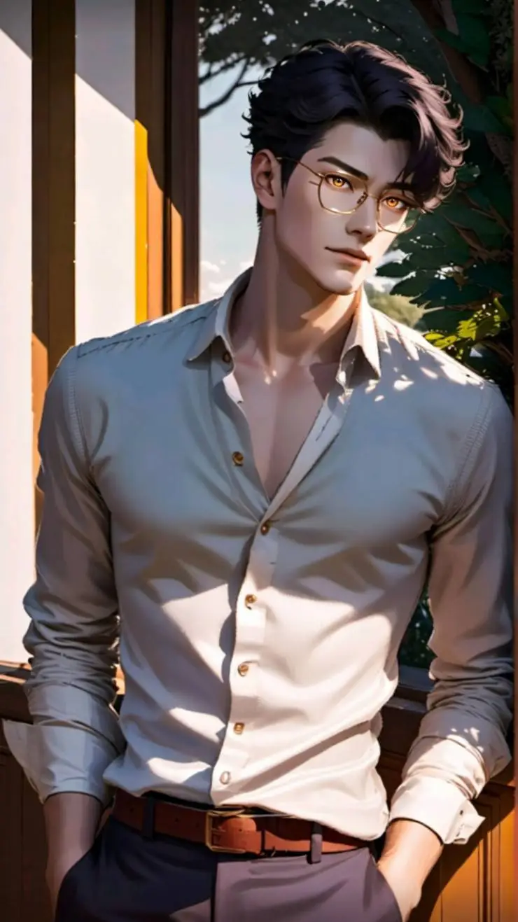 ai character: Andrew Addams  background