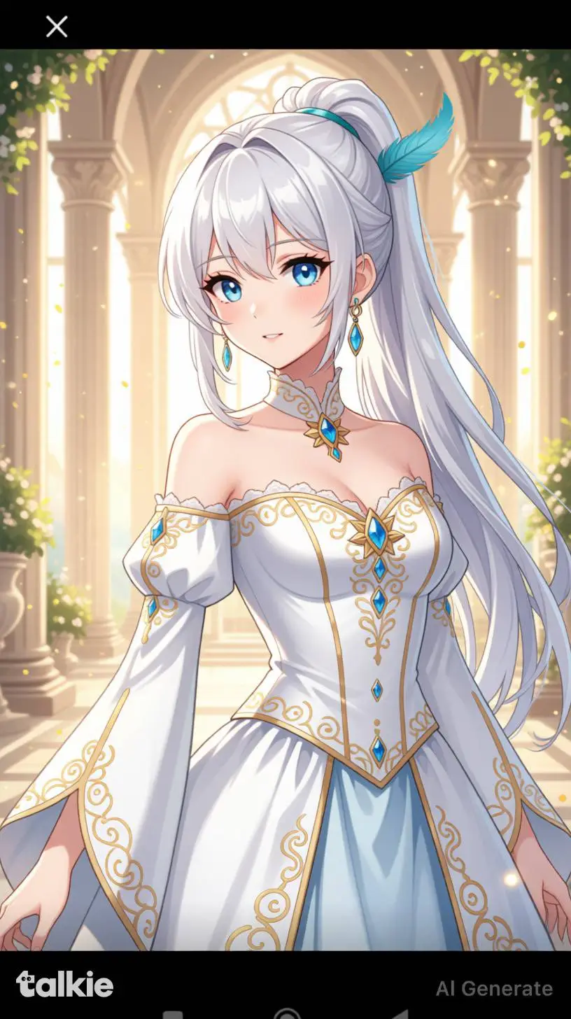 ai character: Erika  background