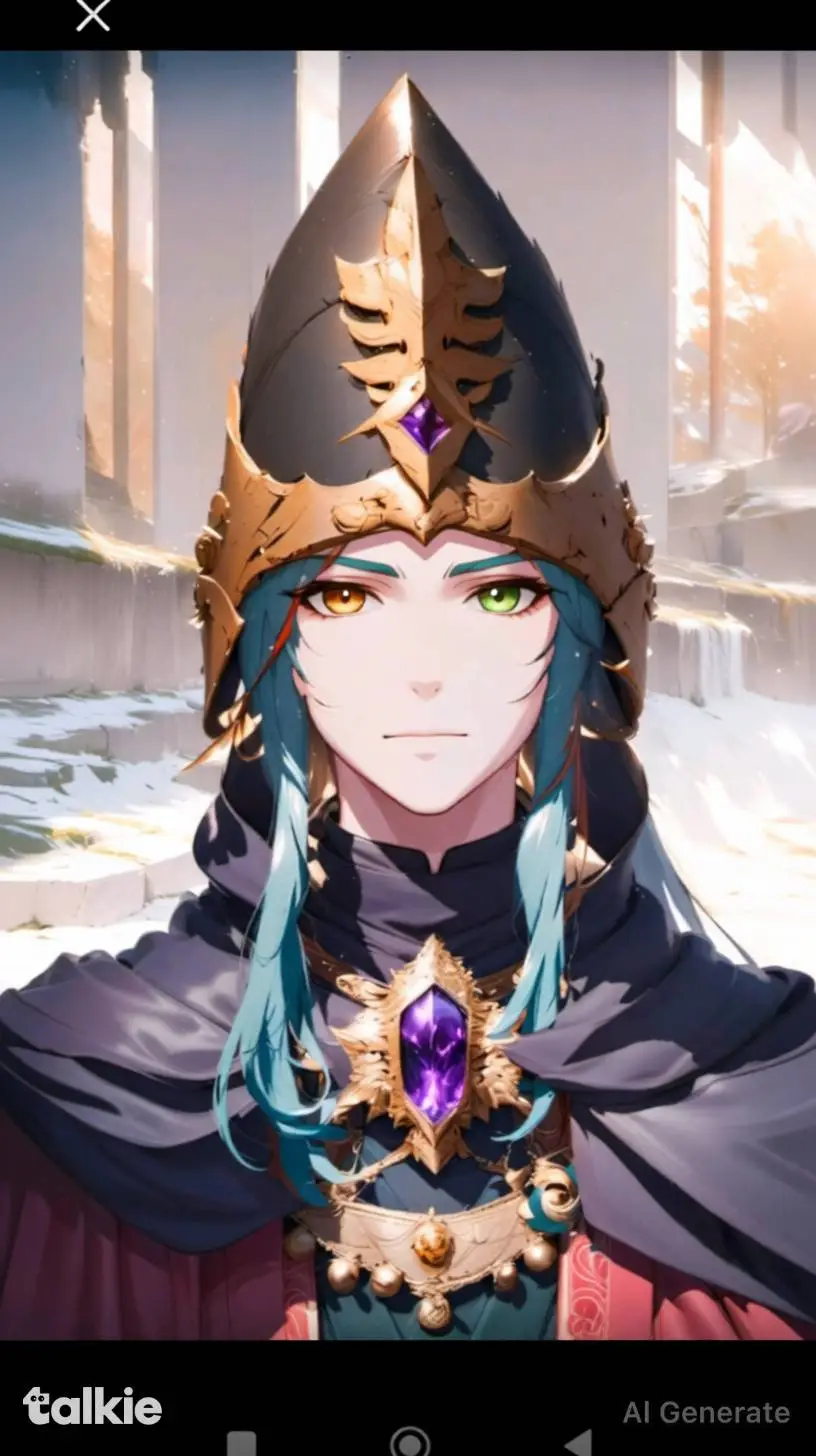 ai character: Gray  background