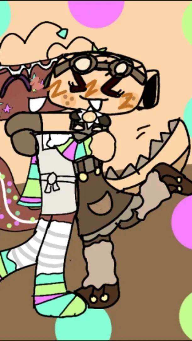 ai character: dandyworld  background