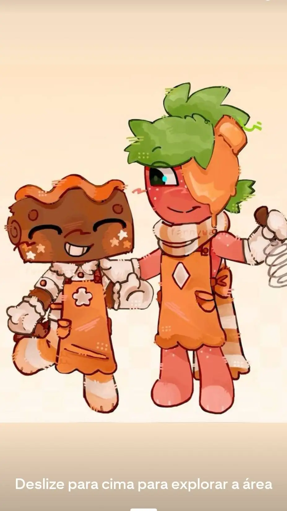 ai character: fruitkake  background