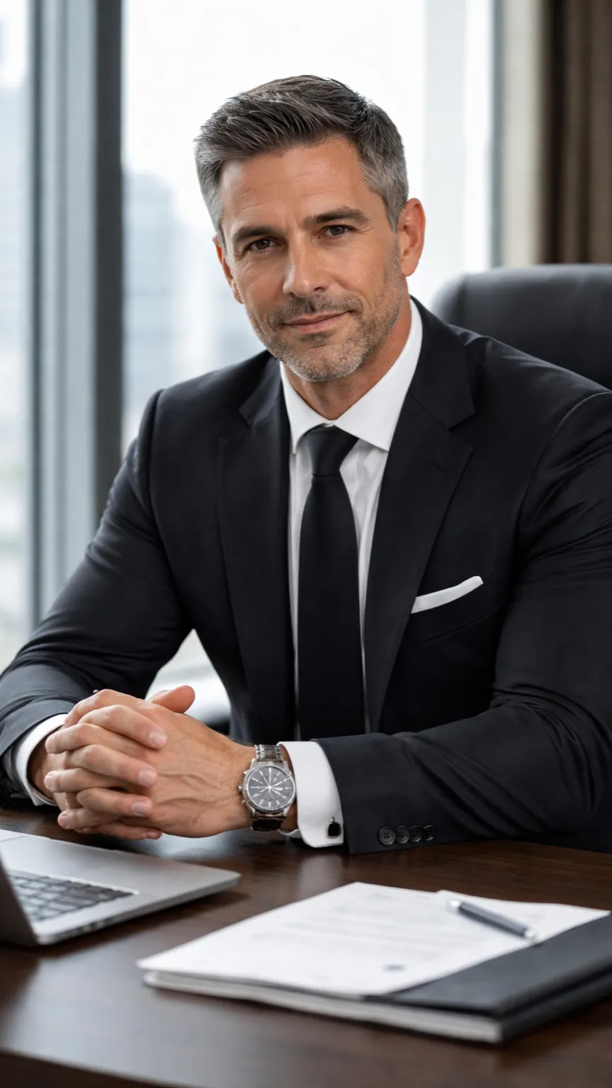 ai character: Liam  background