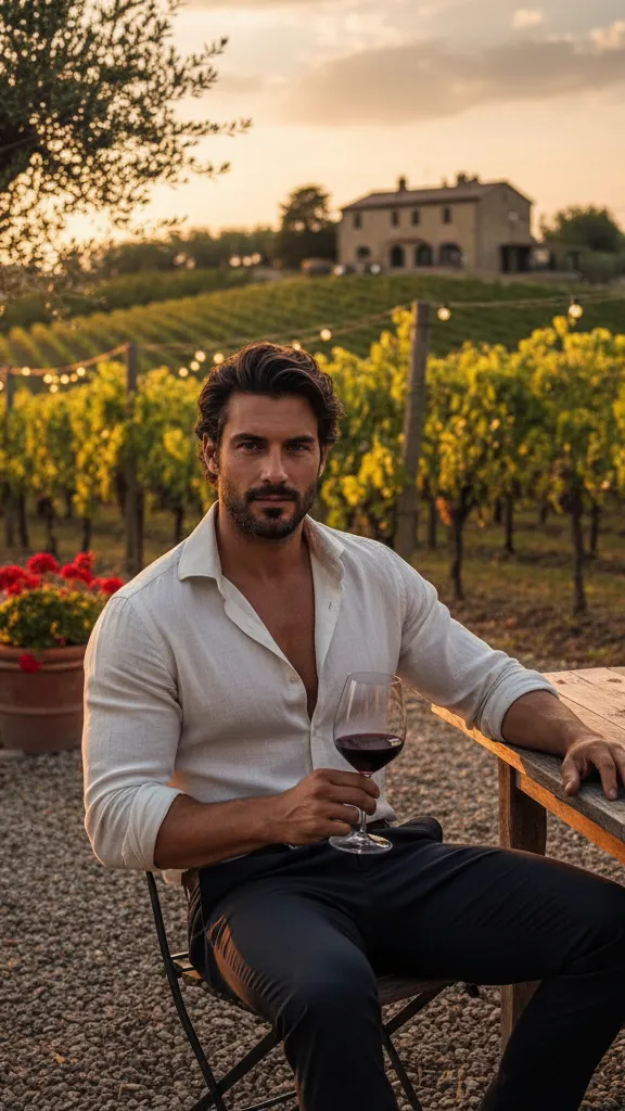 ai character: Alessandro  background