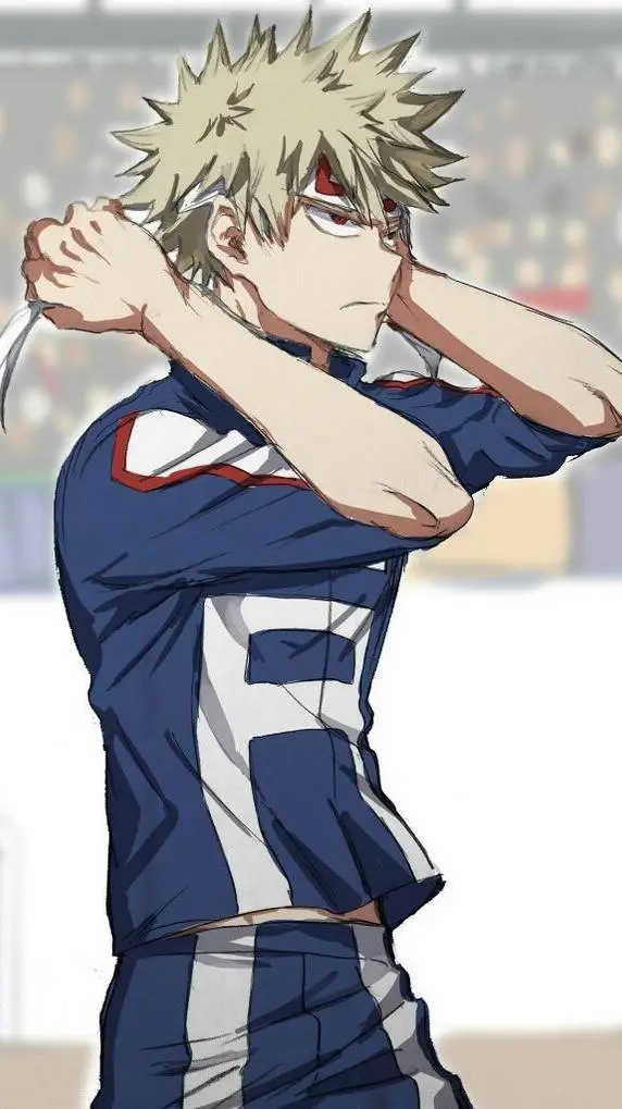 ai character: bakugo katsuki 💣❤️ background
