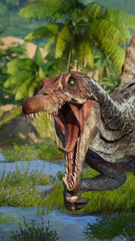 ai character: Jp3 Spinosaurus  background