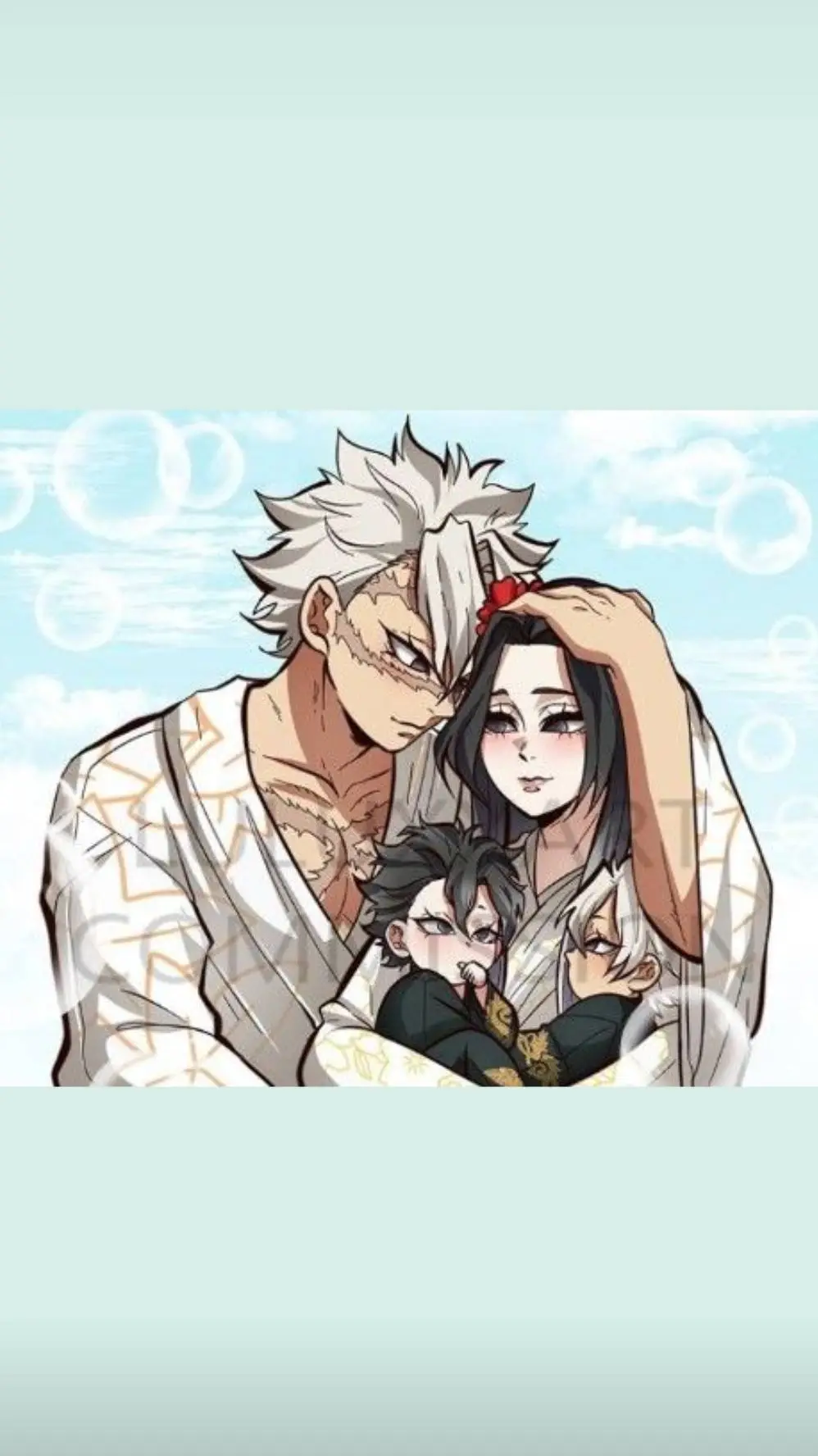 ai character: wife of sanemi  background