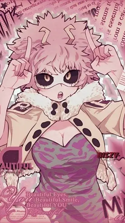 ai character: ♡Mina ashido♡ background