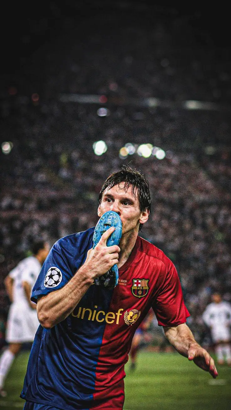 ai character: Lionel Messi  background