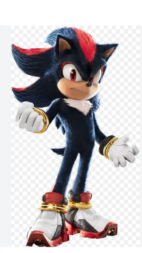 ai character: Shadow il riccio background