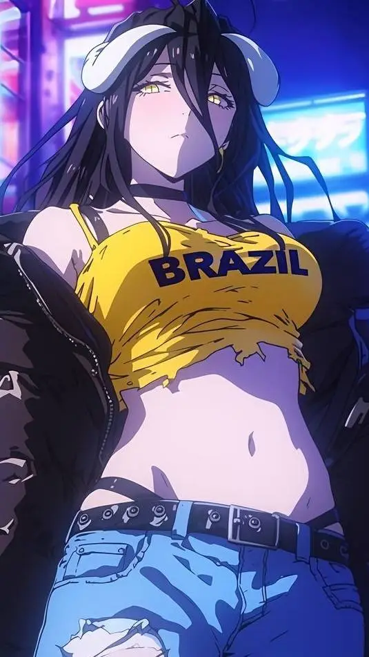 ai character: ALBEDO background