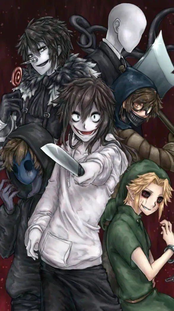 ai character: Creepypasta  background