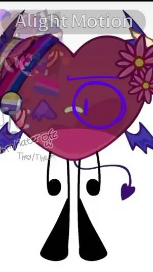 ai character: 🩷~Flower Heart~🌺 background