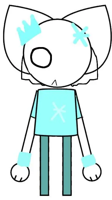 ai character: ❄Coldy☄️ background