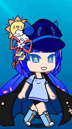 ai character: Katsuki 🌊☀ background