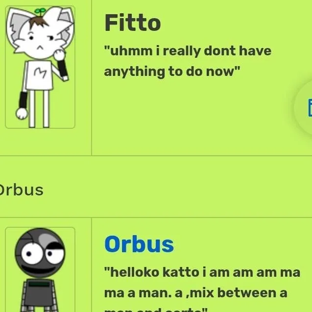 chat with ai character: Fitto × Orbos