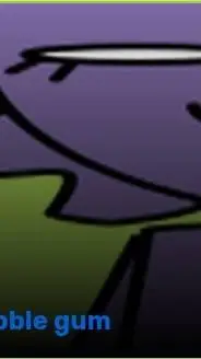 ai character: 🌸Bubble Gum💜 background