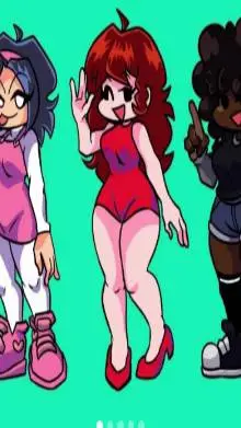 ai character: FNF Girls background