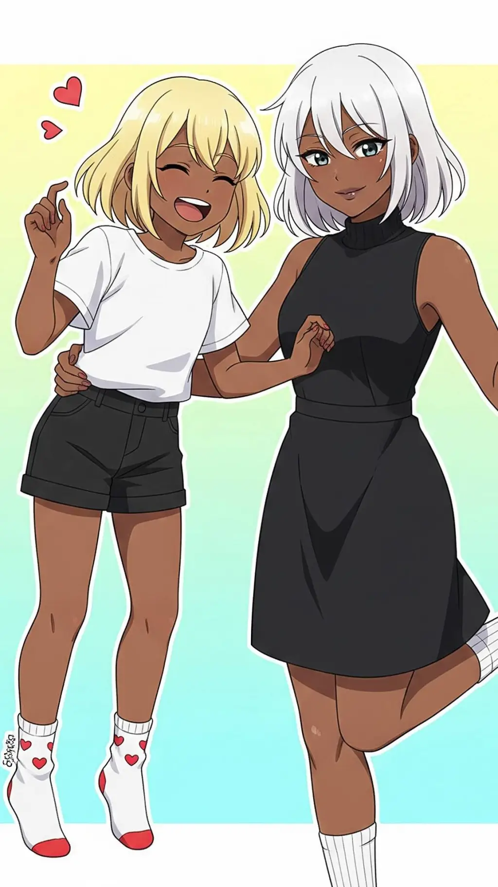 ai character: Sofie and Stacey background