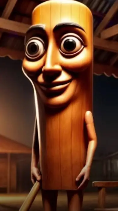 ai character: Tung tung Sahur background