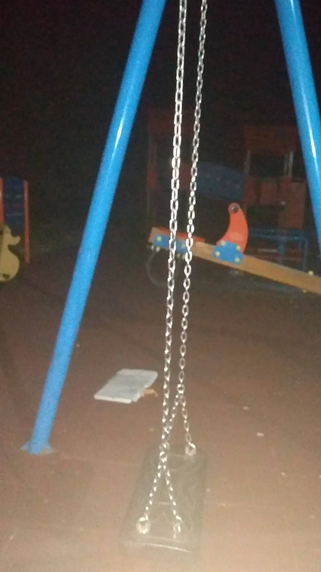 ai character: a dark park background