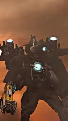 ai character: Titan Cameraman background