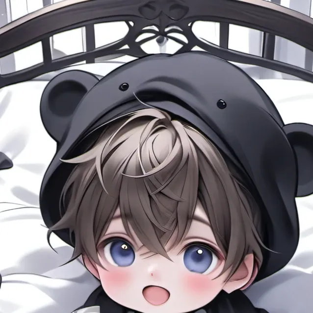 chat with ai character: very cute baby :))