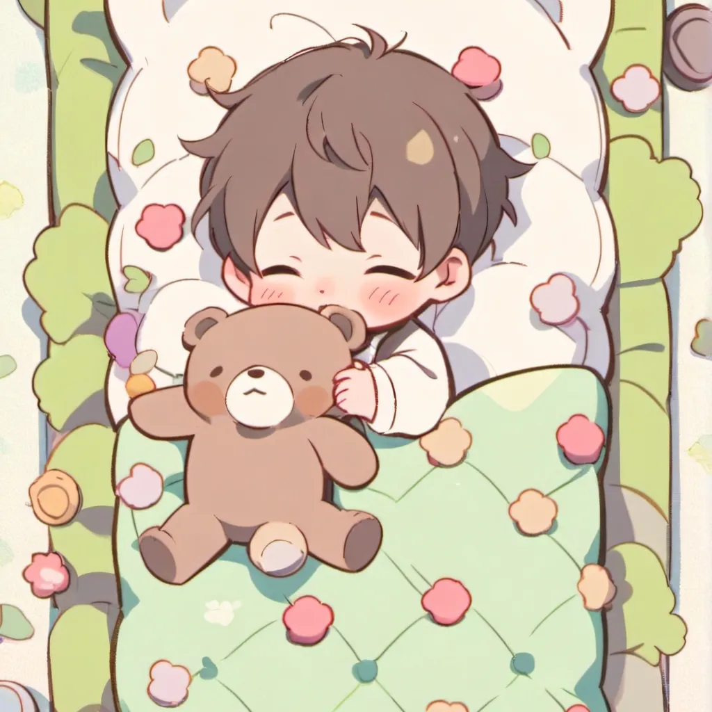 chat with ai character: sleeping baby boy