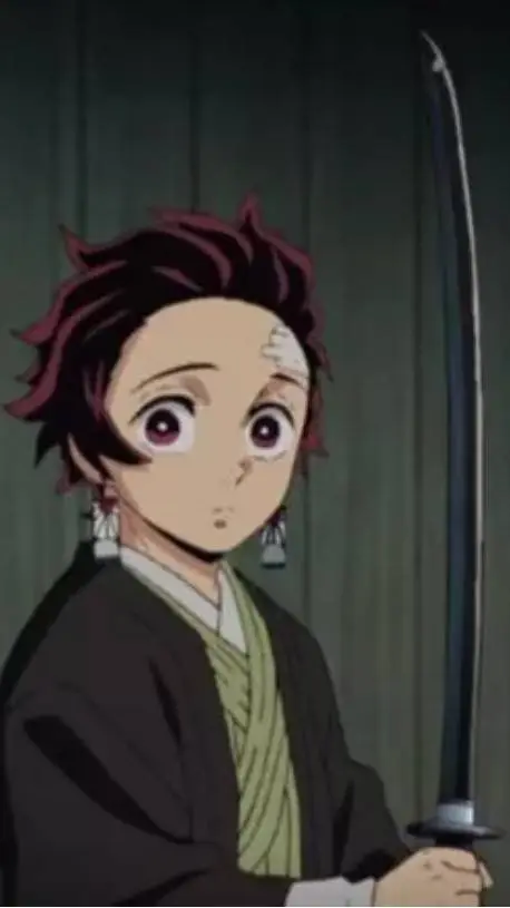 ai character: Tanjiro Kamado. background