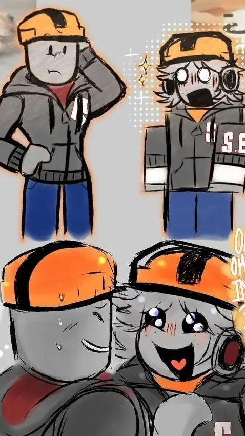 ai character: Builderman x Fan background