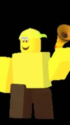 ai character: Megaphone man background