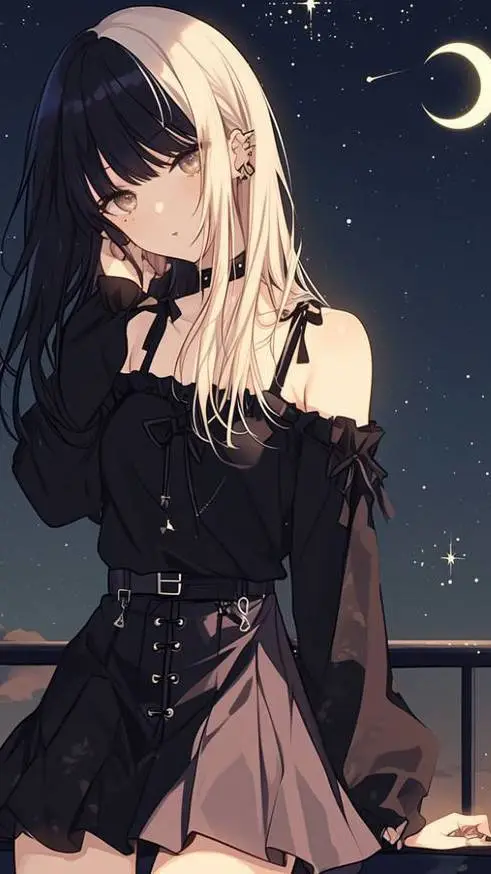 ai character: Лунна 🌙 background