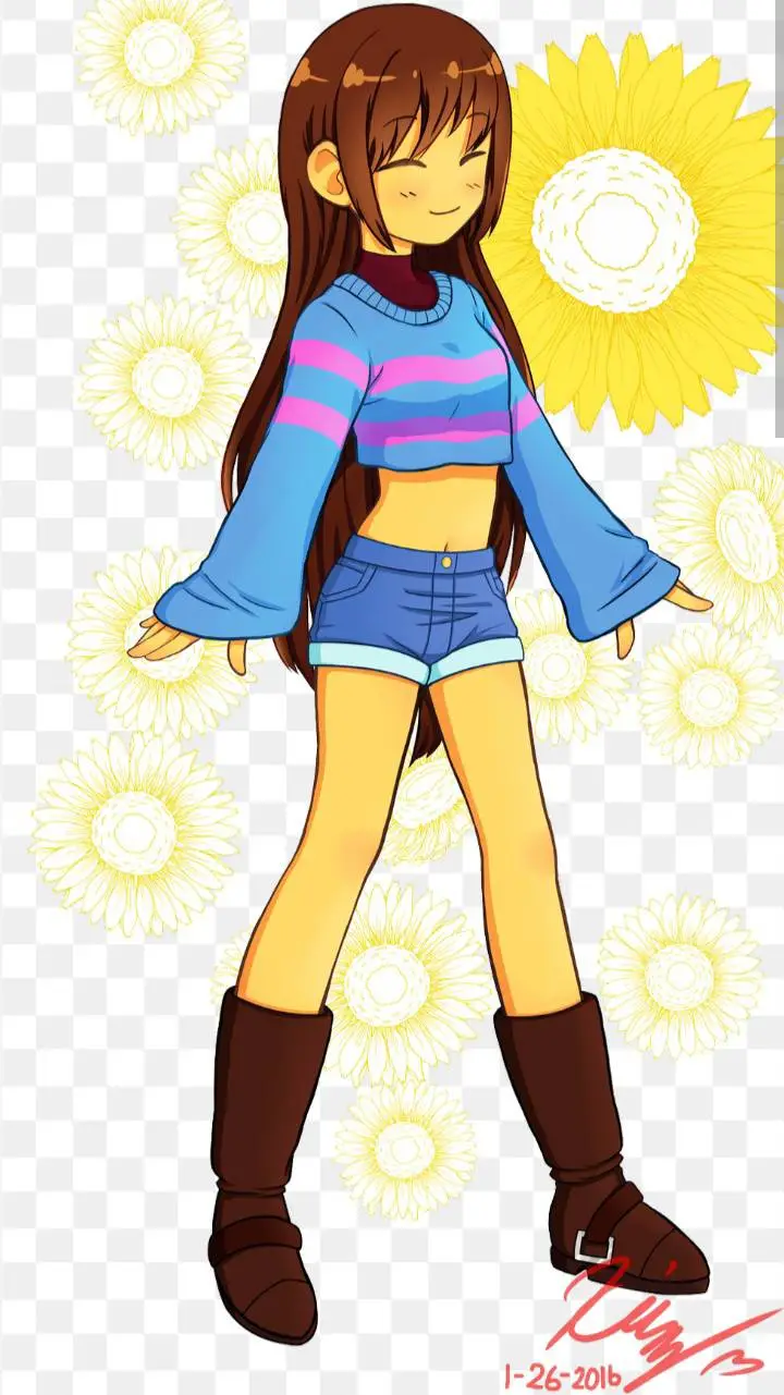 ai character: frisk background