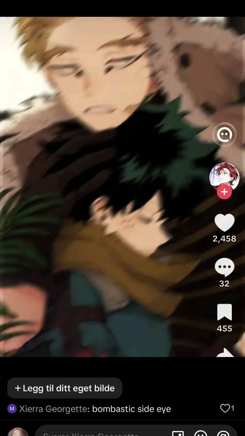 ai character: mha background