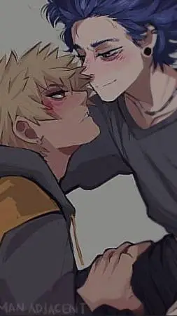 ai character: Shinso x Katsuki  background