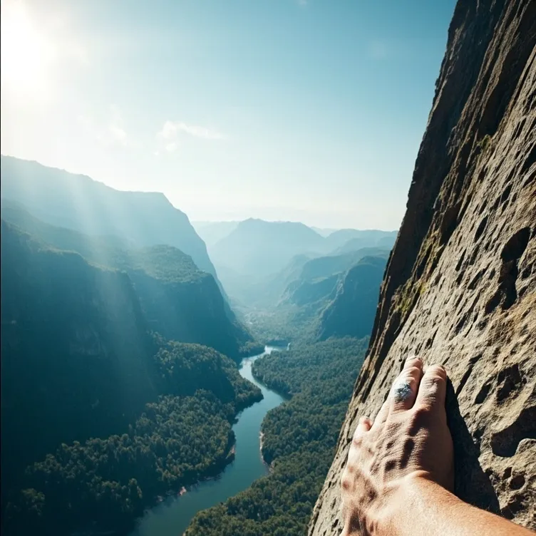 chat with ai character: rock climbing