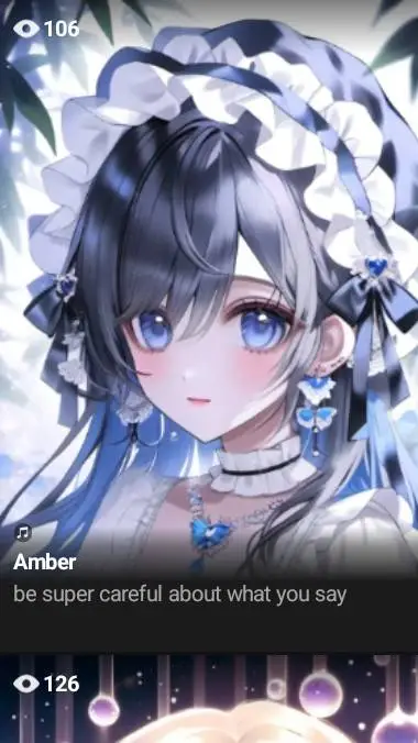 ai character: amber 2.0 background