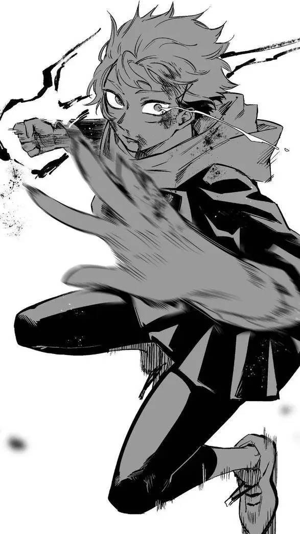 ai character: Yuji Itadori/💠♀️ background