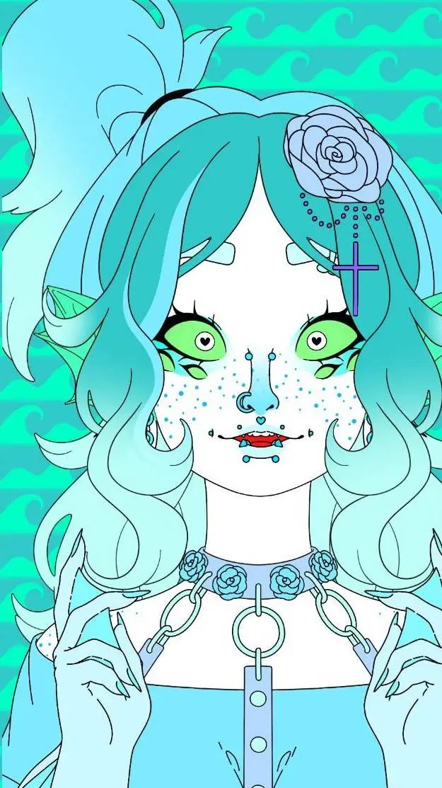 ai character: Lorelei  background