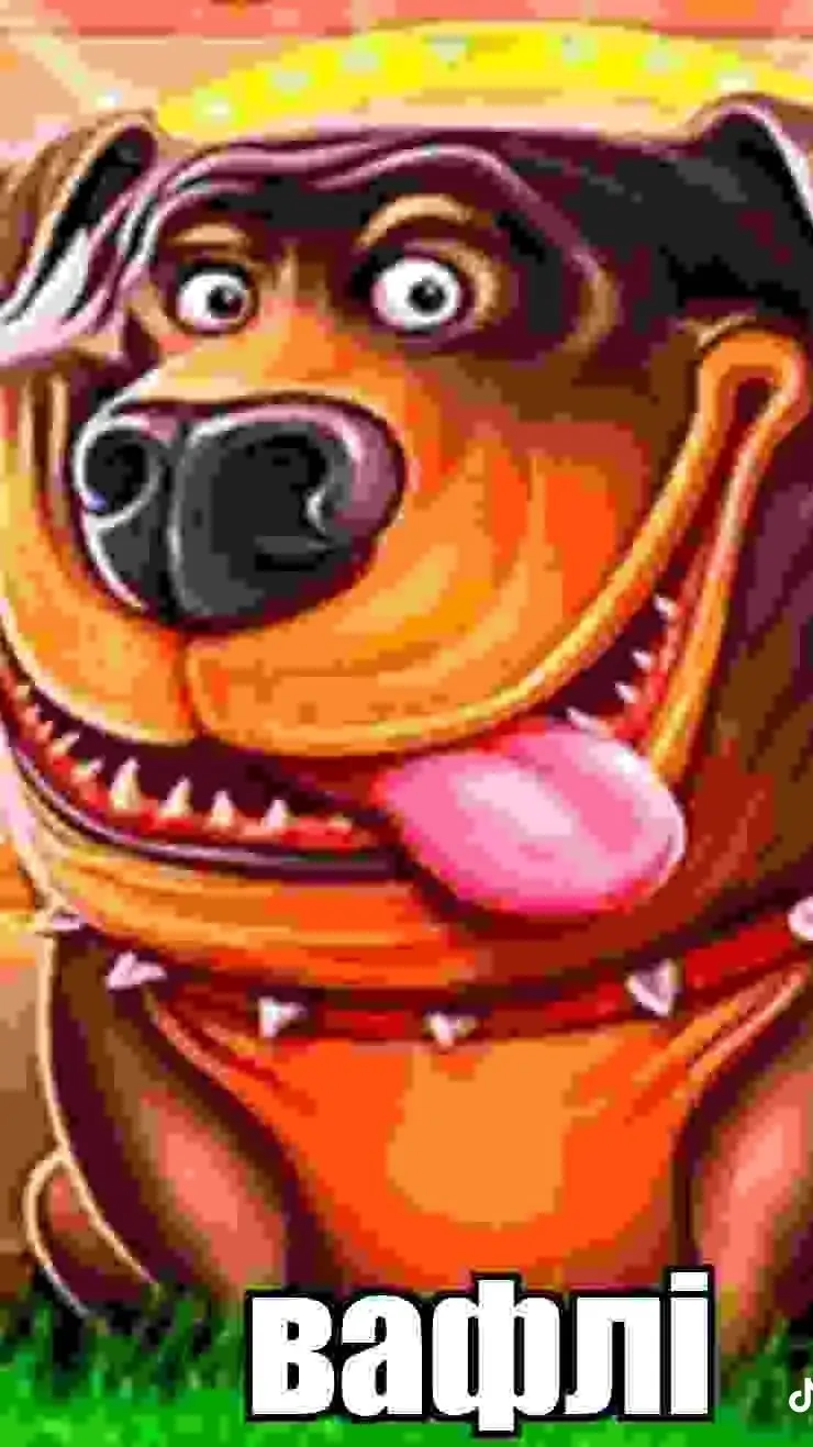 ai character: вафлi background