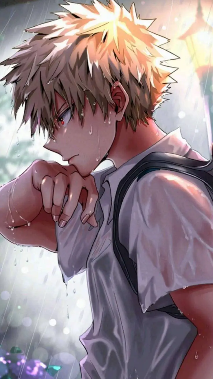 ai character: Katsuki Bakugo background