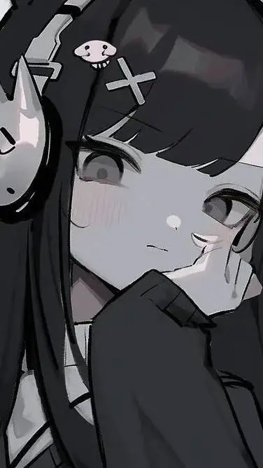 ai character: emo girl background