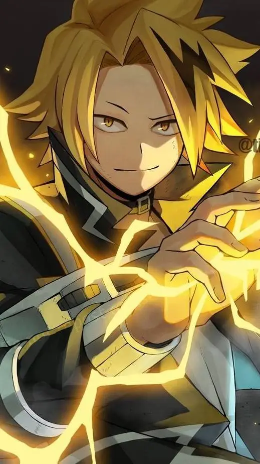 ai character: Denki Kaminari✨⚡ background