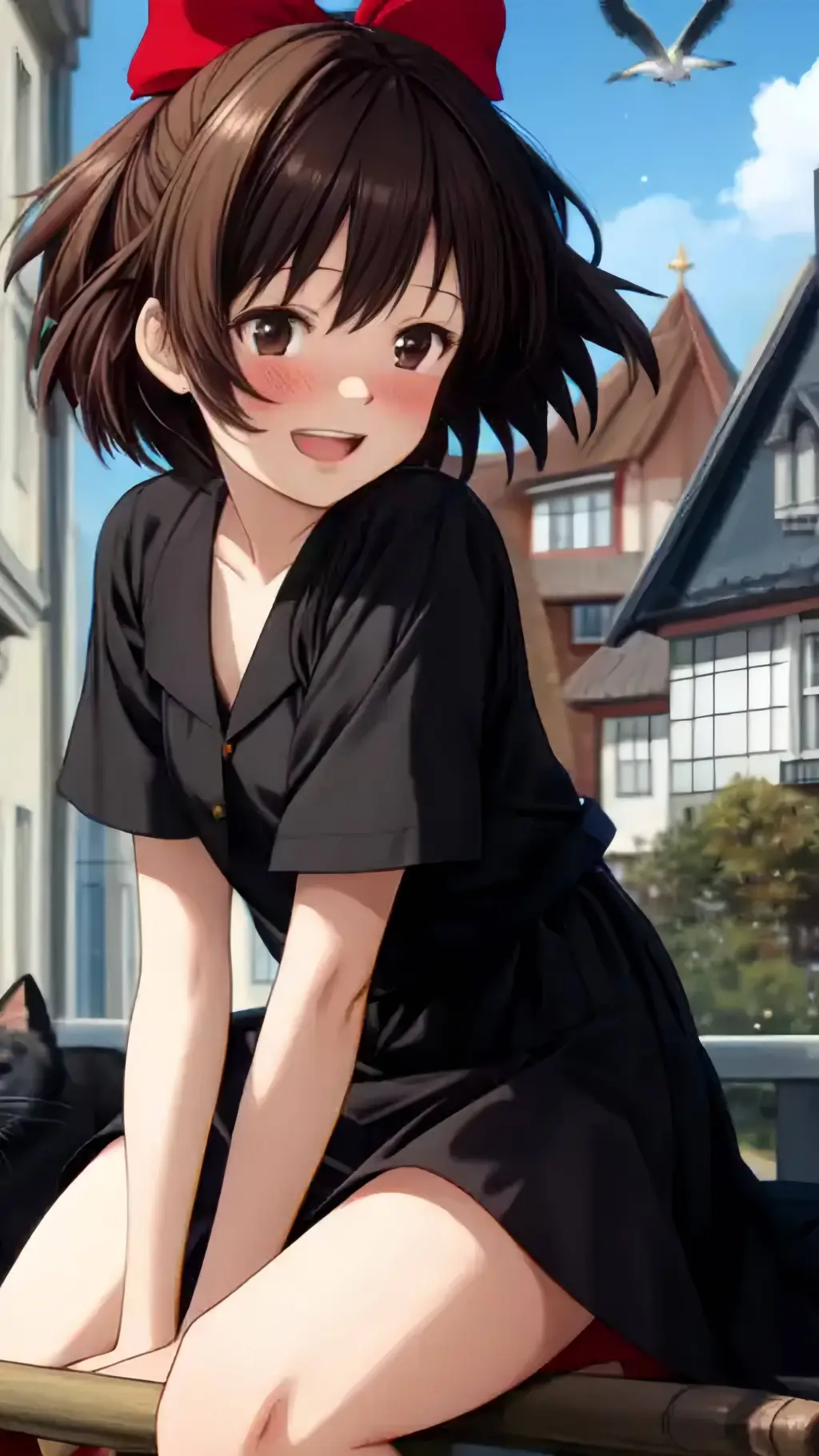 ai character: Kiki  background